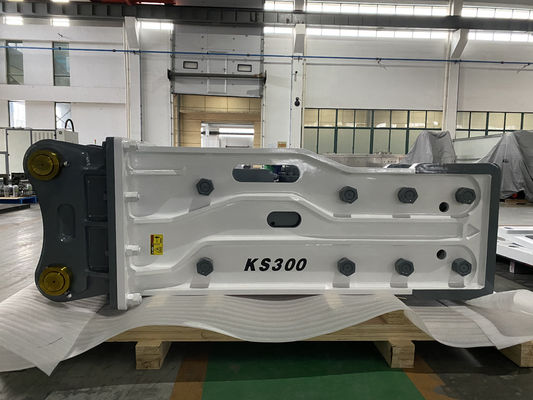 KS300 Top-Typ Hydraulischer Brecher 190 mm Schieferdurchmesser für 45-55 Tonnen Bagger