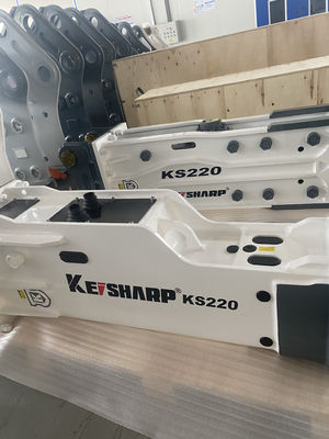 140 mm Meißel KS220 Schnelllieferung Spot Bagger Hydraulische Brecher für Ihre Abbrucharbeiten