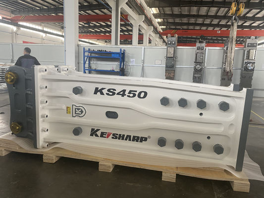 KS450 Top-Typ 190 mm Schieferbagger Hydraulischer Felsbrecher für Eisenbahn / Architektur