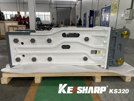 KS320 Top-Typ Hydraulische Bagger Brecher Maschine 155mm Schiefer Durchmesser