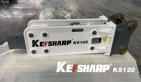 KS120 Top Typ 85mm Schiefer Hydraulischer Brecher für 13 Tonnen Bagger