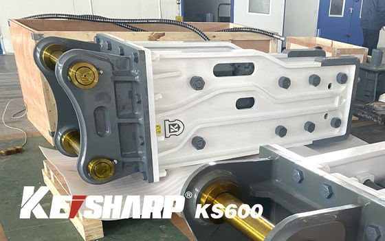 KS600 Top-Typ Hydraulischer Brecher 205mm Schieferdurchmesser für 55-65 Tonnen Bagger