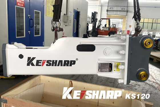 KS550 200 mm Schieferbox-Typ Bagger Hydraulische Brecher für Bergbau / Metallurgie