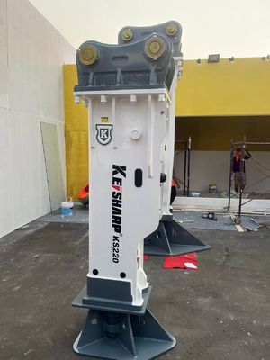 SB50 SB81 für Bagger 25 Tonnen durch Schrauben Diaphragma Felsen Hydraulischer Brecher Hammer