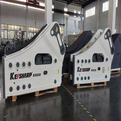 5500Kg KS550 Schwerer Hydraulischer Felshammerbrecher OEM Erhältlich