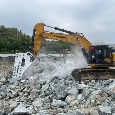 Schwerer hydraulischer Steinbrecher für 50-60 Tonnen Baggerführer / unregelmäßige Form