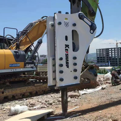 Schlaggeschwindigkeit 150-300 bpm Hydraulischer Steinbrecher Tka Rohrleitungen für Hitachi Bagger