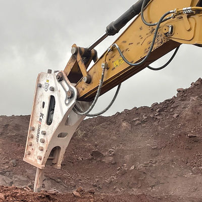 Schlaggeschwindigkeit 150-300 bpm Hydraulischer Steinbrecher Tka Rohrleitungen für Hitachi Bagger