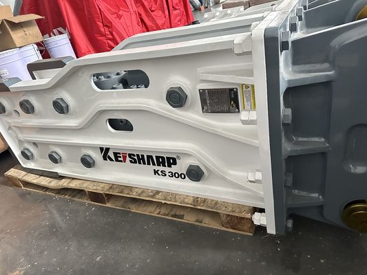 KS300 Top-Typ Hydraulischer Brecher 190 mm Schieferdurchmesser 1350 mm Schieferlänge