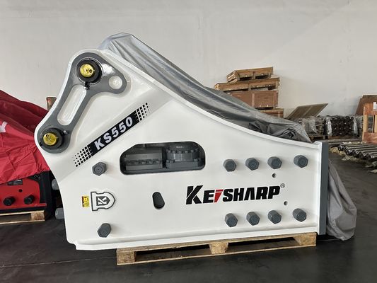 KS550 Seitentyp Hydraulischer Brecher mit 200 mm Schieferklappe 50-55t Bagger
