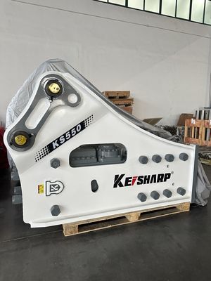 KS550 Seiten-Typ Hydraulischer Brecher mit 200 mm Schieferdurchmesser für Straßenbaugräber