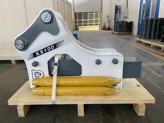 KS100 SIDE TYPE 395kg Gewicht 1545mm Länge 85mm Schiefer Hydraulischer Breaker