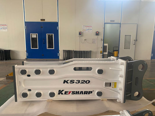 KS320 Top-Typ 155mm Schieferbagger Hydraulischer Felsbrecher für Eisenbahn / Architektur