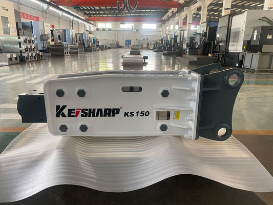 KS150 Bagger Hydraulische Felsbrechermaschine Obertyp 100 mm Schieferdurchmesser