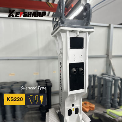 KS220 Kassentyp Fels hydraulische Brechermaschine 140 mm Kiesel Durchmesser