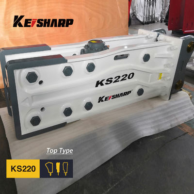 KS220 Top-Typ-Felsen-Hydraulikbrechermaschine mit 140 mm Durchmesser